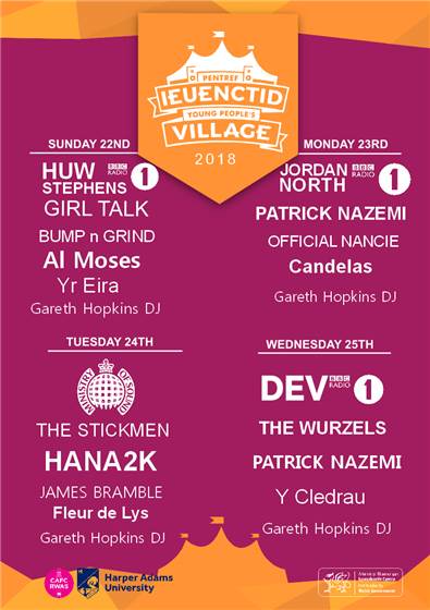 Updated LINE UP Updated LINE UP